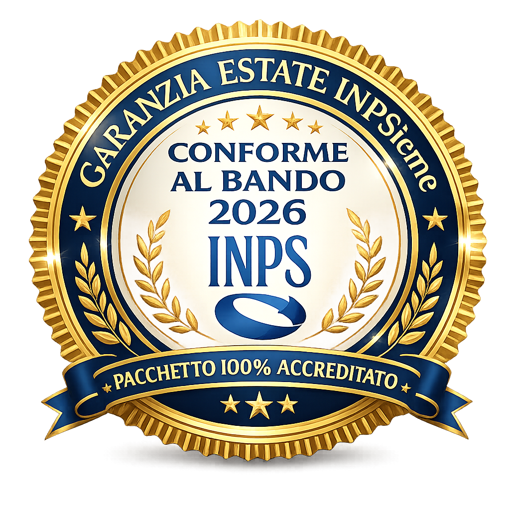 Garanzia Estate INPSieme - Conforme al Bando 2026 INPS - Pacchetto 100% Accreditato